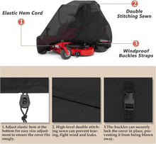 Load image into Gallery viewer, Universal Waterproof Lawn Tractor Cover for Zero Turn Mowers - Snug Fit Design