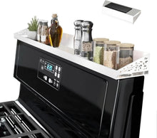Load image into Gallery viewer, Elegant Magnetic Stove Top Shelf, 30 Inch - Spice Rack for Kitchen Efficiency
