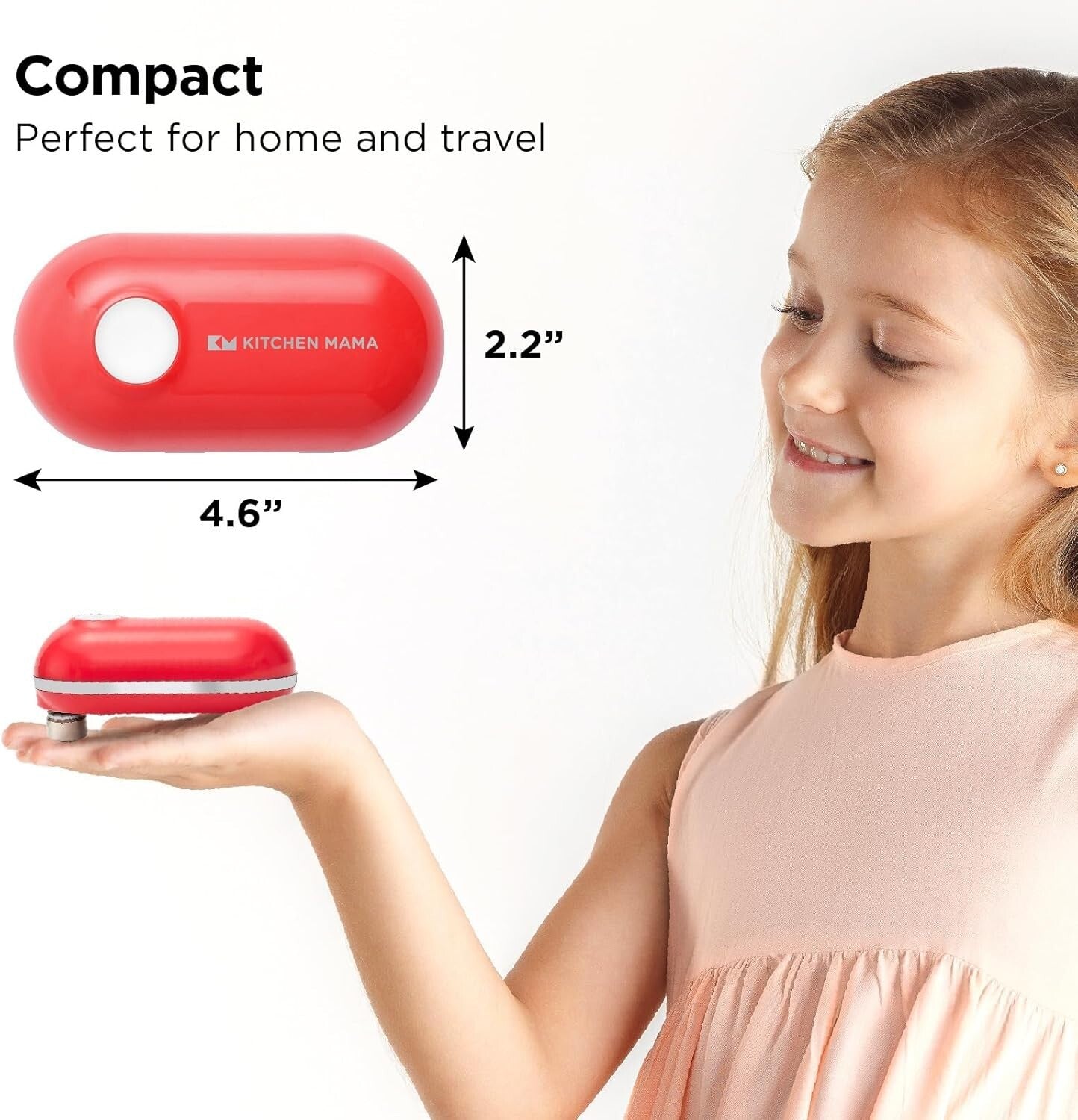 Portable Mini Electric Can Opener – USB-C Rechargeable, Ideal for Home & Travel