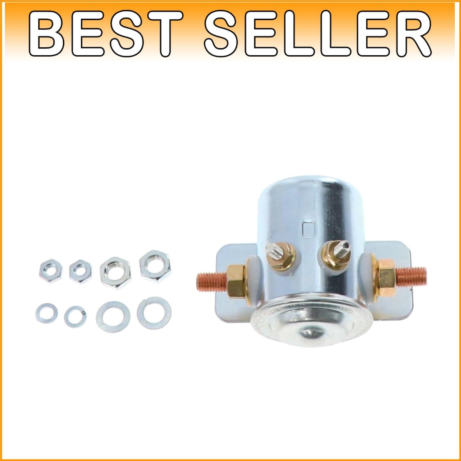 12V 200A Continuous Solenoid with Tungsten Carbide Contacts - Reliable Switch