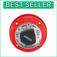 Load image into Gallery viewer, High-Capacity Rotary Battery Selector Switch – Dual Battery Operation Solutions