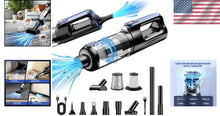 Load image into Gallery viewer, Quiet &amp; Efficient Cordless Car Vacuum, 7800mAh Battery – Pet Hair Solution
