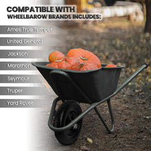 Load image into Gallery viewer, Universal Fit 14.5" Flat-Free Tire &amp; Wheel - Durable, Weather-Resistant Solution