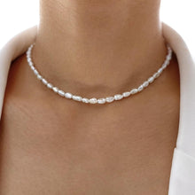 Load image into Gallery viewer, Dainty Pearl Choker Necklace - 4MM/6MM/8MM Adjustable Elegant Jewelry for Women