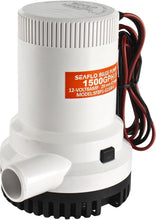 Load image into Gallery viewer, Safe 1500 GPH Marine Pump - Quiet 12V Design with Snap-Off Strainer for Easy Use