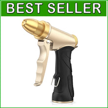 Load image into Gallery viewer, High-Pressure Metal Hose Nozzle with Ergonomic Grip - Perfect for Gardens &amp; Cars