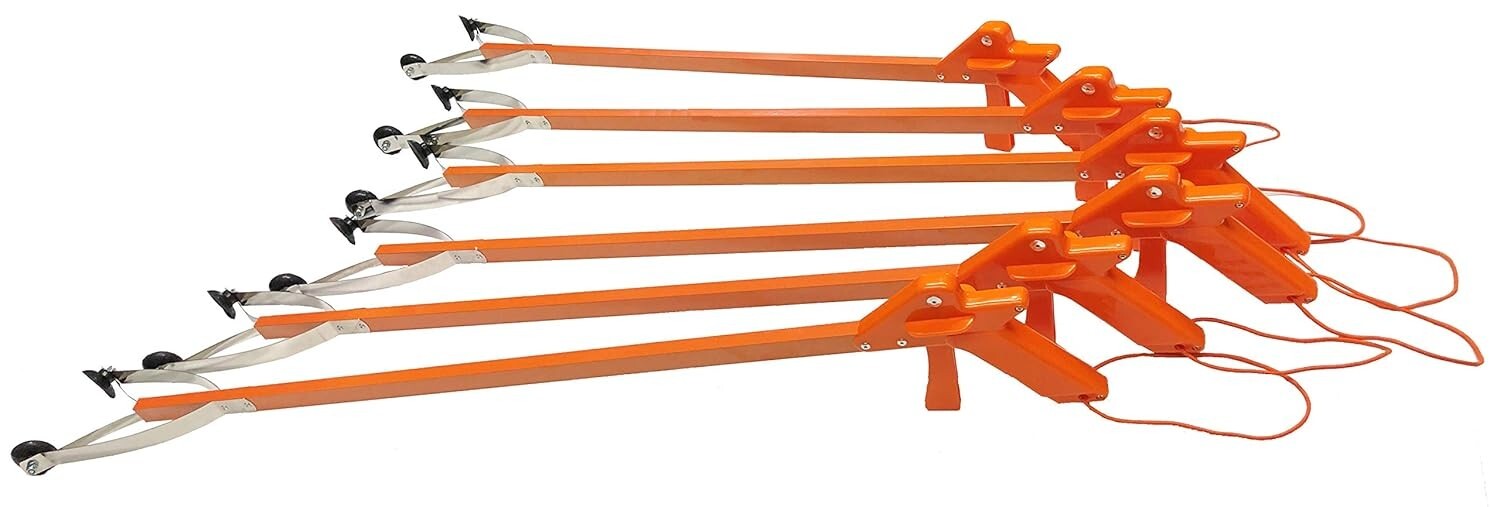 Durable 33" Litter Grabber with Orange Handle - Perfect for Indoor/Outdoor Use