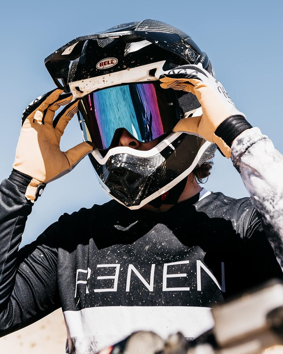 Infinity Magnetic Goggles with Breathable Foam for Motocross & ATV Enthusiasts