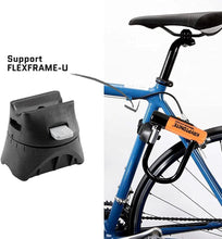 Load image into Gallery viewer, Heavy-Duty 7 Bike U-Lock with 4ft Security Cable &amp; Ergonomic Keys - Black Steel