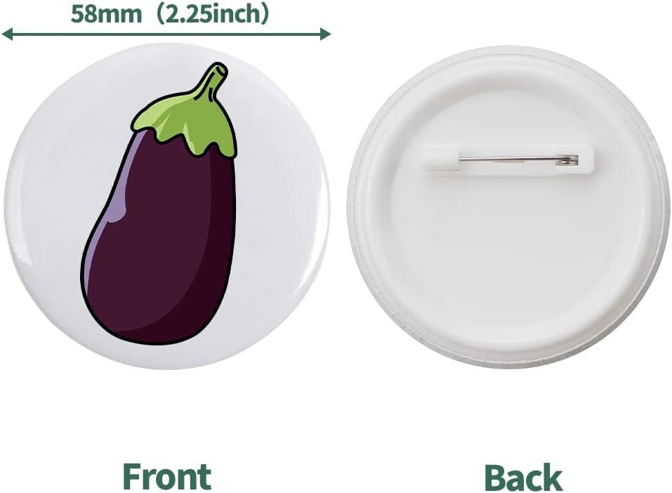 58mm Round Badge Button Supplies - 200 Sets with Film & Blank Paper Included