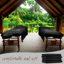 Load image into Gallery viewer, Soft &amp; Resilient 3-Piece Massage Table Sheets - Perfect Fit for Standard Tables