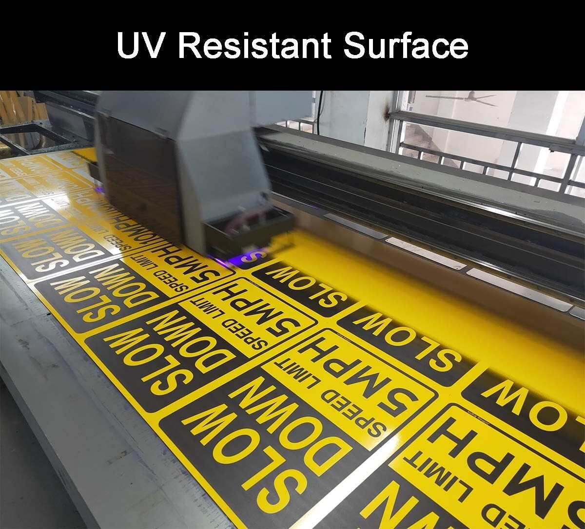 Durable 17x12 Reflective Speed Limit Signs, Weather-Resistant Aluminum 4 Pack