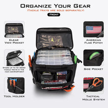 Load image into Gallery viewer, Durable Fishing Tackle Storage Bag - 3600 Size Capacity, Molle Straps Included
