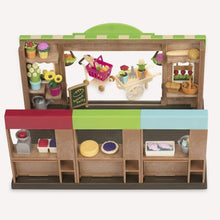 Load image into Gallery viewer, Kids 97pc Play Food Market Set - Shopping Accessories &amp; Garden Tools Included