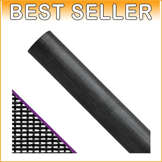 Saint-Gobain 48" x 100' Heavy-Duty Pet Screen - Flame Resistant & Tear Proof