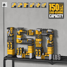 Load image into Gallery viewer, 3-Layer Tool Storage Shelf with Detachable Power Strip - Ideal for Garage Space