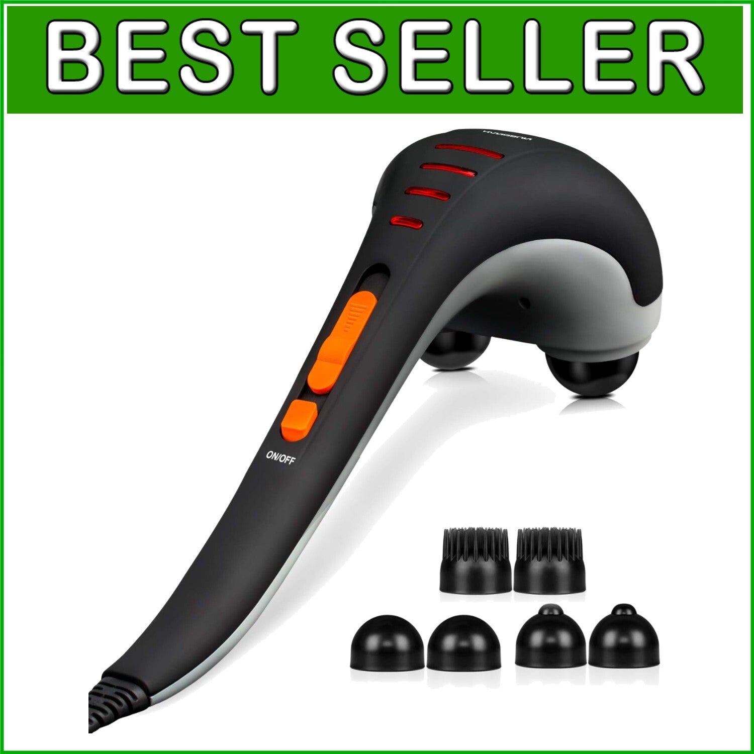 Ergonomic Handheld Massager MG400 with Customizable Speed for Whole Body Relief