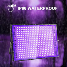 Load image into Gallery viewer, Professional 2 Pack Blacklight Flood Lights – Perfect for Parties &amp; Body Paint
