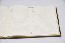 Load image into Gallery viewer, Tan Leather Guest Book with Soft Cover - Ideal for Weddings and Special Events