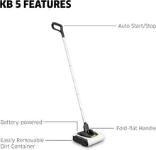 Load image into Gallery viewer, Fast &amp; Efficient KB 5 Electric Broom - Ideal for Low-Pile Carpet &amp; Hard Floors