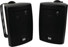 Load image into Gallery viewer, Stylish Black 4" 3-Way Speakers for Home, Pool, Patio, Garage - All Weather Use