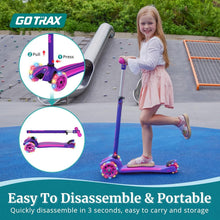 Load image into Gallery viewer, Exciting LED Lighted Kids Kick Scooter - Ideal for Ages 2-8 and Up to 100 lbs
