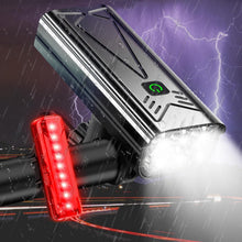 Load image into Gallery viewer, Stunning 800 Lumen USB Rechargeable Bike Lights Front &amp; Rear - Waterproof Design