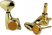 Load image into Gallery viewer, Golden Guitar Locking Tuners 3L + 3R - Precision Tuning Key Pegs for All Styles