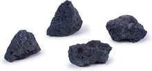 Load image into Gallery viewer, Porous Black Lava Stones (3-10in, 16lbs) - Perfect for Aquarium Setup and Health