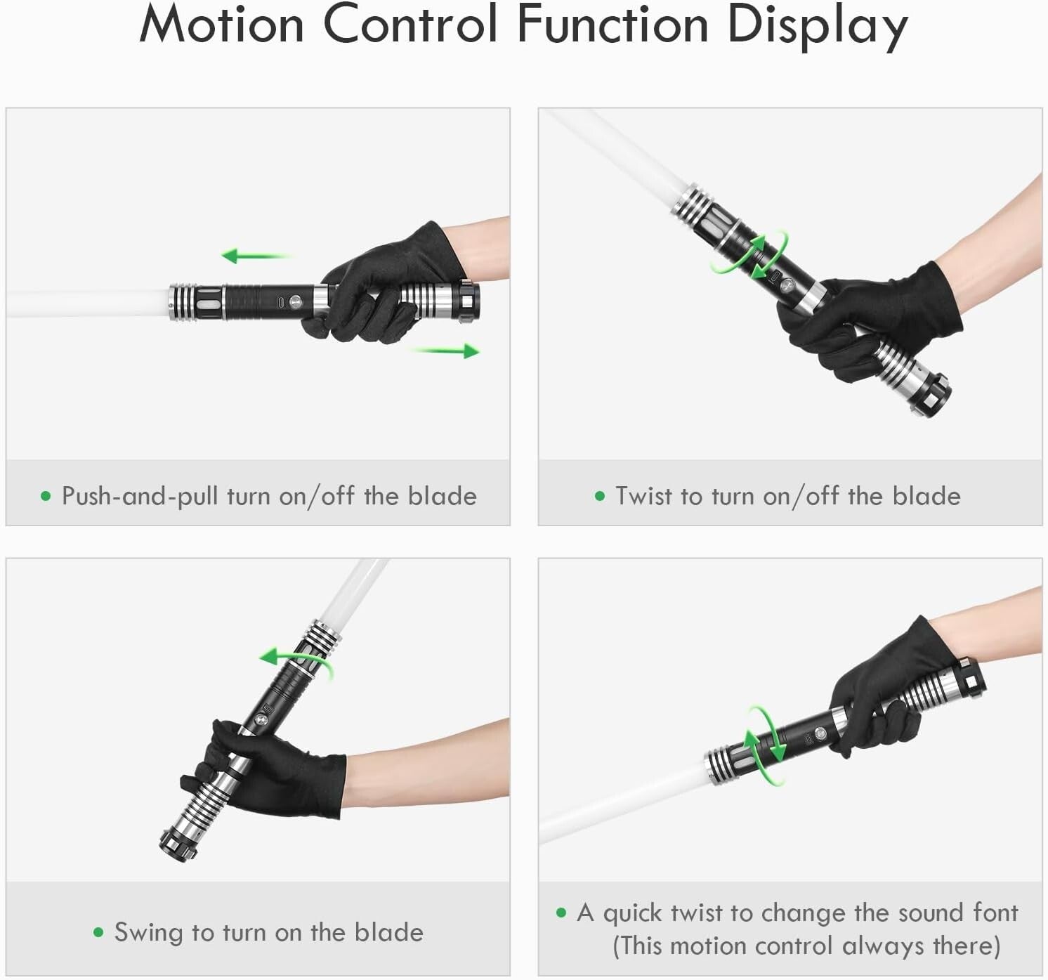 Durable Rechargeable Lightsaber with Aluminium Hilt & Infinite Color Options