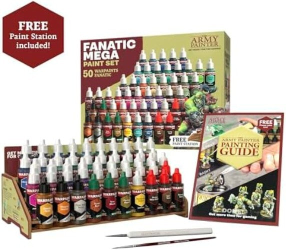 Ultimate Warpaints Fanatic Mega Combo: Acrylic Paint Set with Brushes & Extras
