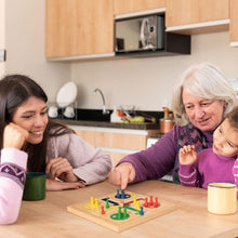 Load image into Gallery viewer, Timeless 2-in-1 Reversible Game Board: Snakes &amp; Ladders, Ludo - 11.3 Inches