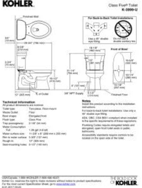 Elongated Highline Toilet at Comfort Height - Perfect for Modern Bathrooms