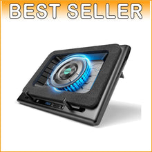 Load image into Gallery viewer, High-Performance Laptop Cooling Pad with Turbo Fan &amp; Touch Control - 15-21in