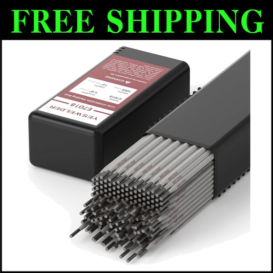 10LB E7018 1/8'' Stick Electrodes - All Position, Low Spatter Welding Solution