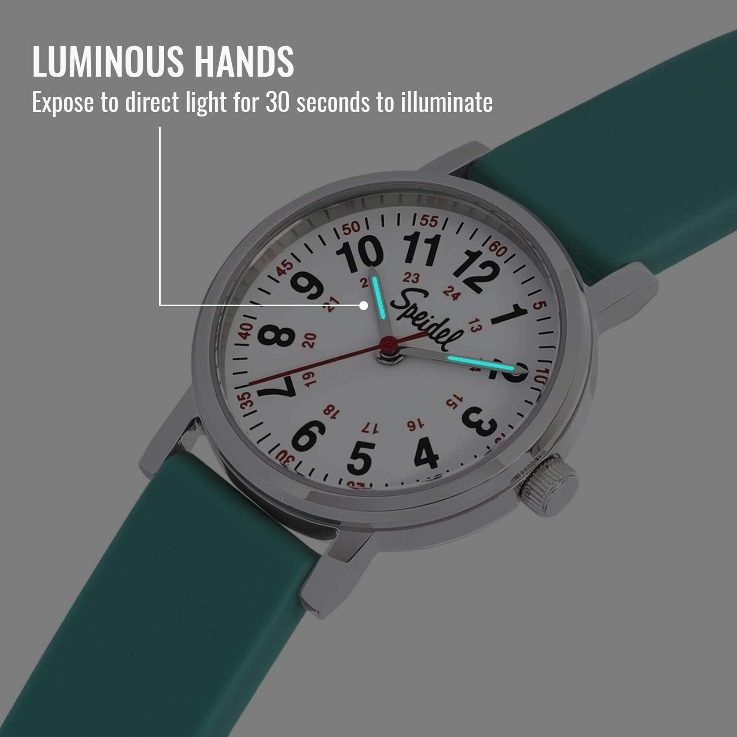 Advanced Petite Watch with Easy-to-Read Display - Ideal for Healthcare Workers