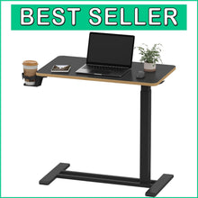 Load image into Gallery viewer, Versatile Height-Adjustable Bedside Table with Hidden Casters for Easy Mobility