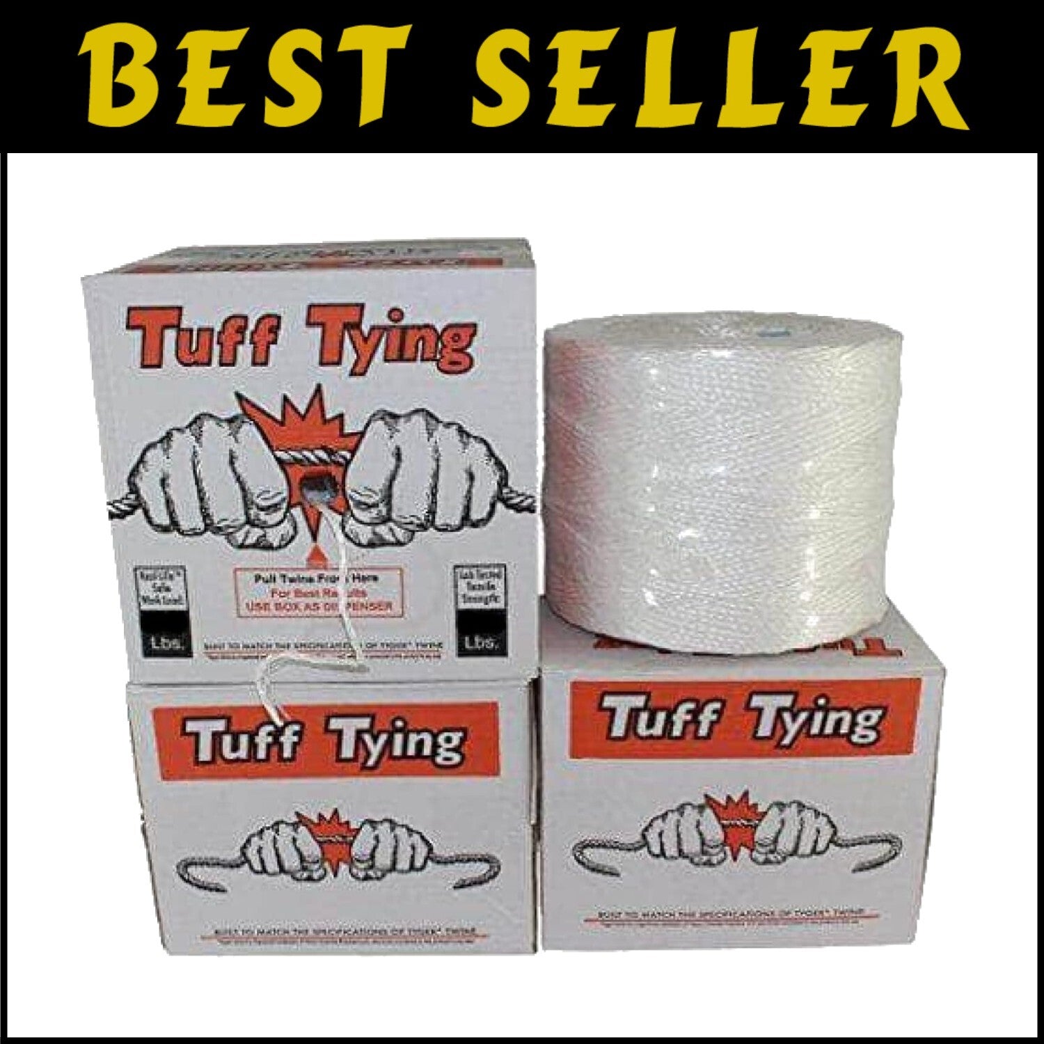 Multi-Purpose Tuff Tying Twine - 327lb Strength, Ideal for Indoor/Outdoor Use