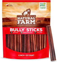 Load image into Gallery viewer, Grain-Free Odorless Beef Chews - 6-Inch Sticks for Dogs of All Sizes, 20 Count