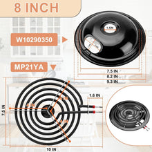 Load image into Gallery viewer, High-Quality Porcelain Drip Pan &amp; Burner Element Set for Whirlpool/Frigidaire
