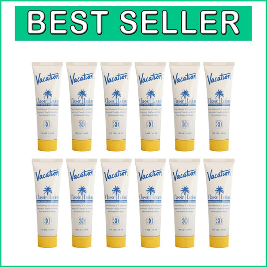 No White Cast SPF 30 Mini Sunscreen, 12 Value Pack for Sensitive Skin and Travel