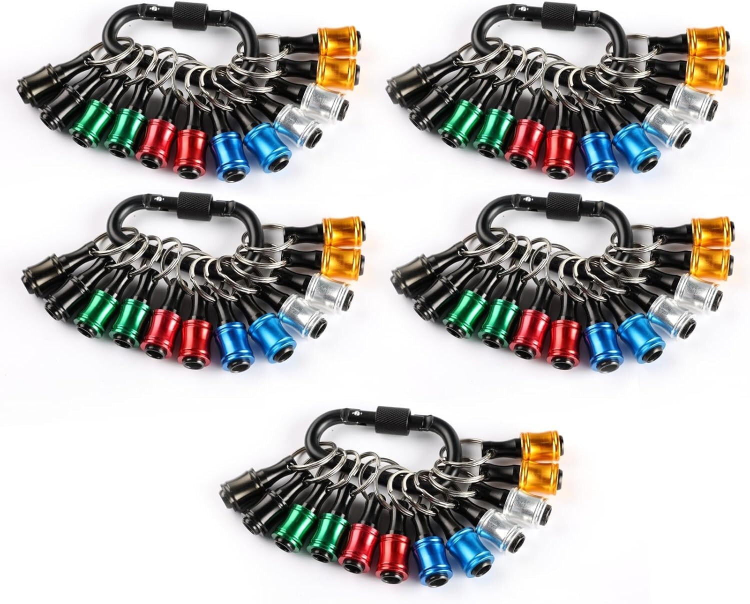 Ultimate 60pc Drill Bit Holder with Ball Bearing Locking Mechanism for Heavy Use