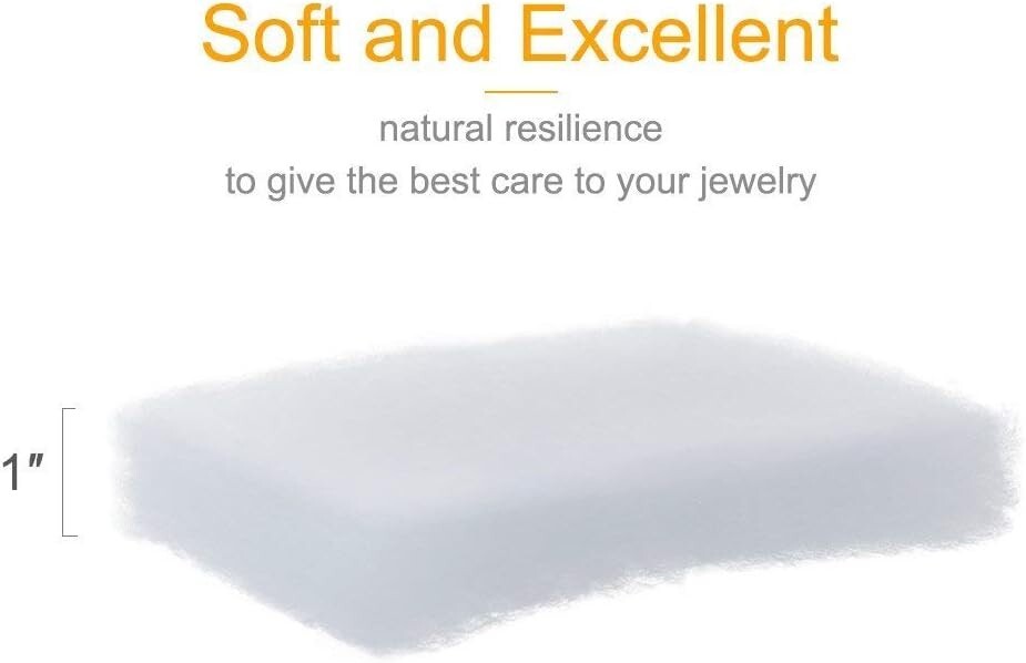 52 Pack Black Cotton Filled Jewelry Boxes, 3.5x3.5x1 for Elegant Gifting