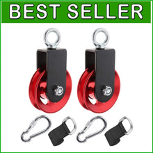 Load image into Gallery viewer, Versatile Aluminum Pulley Kit with Double-Sided Bearings - Perfect for Lifting