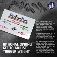 Load image into Gallery viewer, Trigger Reset Training Mag for Glock 43X/48 - Optional Weight Adjustment Kit