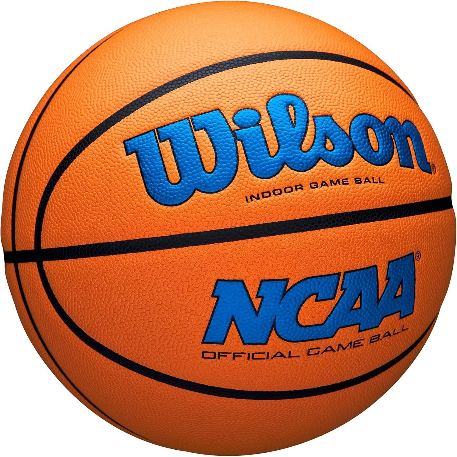 NCAA Official Indoor Basketball - Royal/Orange, Size 7, Unparalleled Performance