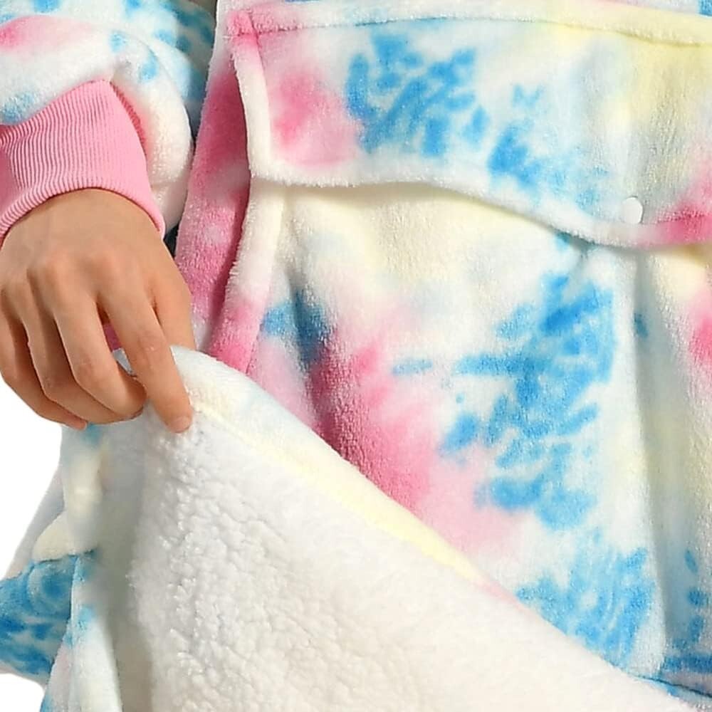 Cozy Wearable Blanket Hoodie - The Ultimate Oversized Gift for Comfort Lovers