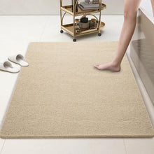 Load image into Gallery viewer, Luxury 47" x 32" Khaki Non-Slip Shower Mat - Spa-Like Experience at Home