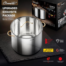 Load image into Gallery viewer, Health-Conscious 20 Qt Stock Pot - Induction Ready with Dishwasher Safe Lid