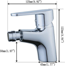 Load image into Gallery viewer, Chrome Bath Bidet Faucet with Single Hole and Swivel Aerator - Modern Elegance